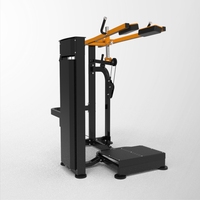 Machine professionnelle de levée de mollets en position debout pour le développement des muscles gastrocnémies et soleus