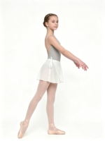 Combinaison pantalon large en maille marine simple et élégante avec tenue de danse justaucorps attachée