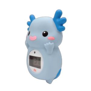 새로운 디자인 귀여운 바다코끼리 모양 플로팅 PVC 목욕 장난감 물 온도 측정기 안전한 아기 목욕 온도계 어린이 선물 - Product Image 6