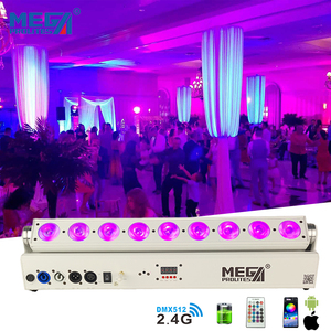 Populaire intérieur 9 pièces 18W 6-en-1 RGBAW + UV LED batterie sans fil PAR lumière pour les lumières de fête de mariage - Product Image 3