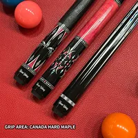 Nouvelle vente chaude JIANYING PH-O1-02-03 – Queues de billard en fibre de carbone de haute qualité avec joint en alliage d'aluminium, légères et durables, 147 cm