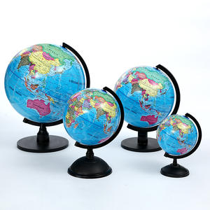 Globe terrestre français imprimé haute définition, modèle en ABS+PVC, pour l'enseignement en géographie en classe, vente en gros pour les bureaux - Product Image 1