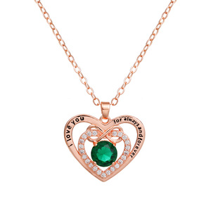 Collana Vintage a Cuore per Mamma da Parte delle Figlie, Sempre la Mia Mamma, Amica per Sempre, Gioielli Placcati, Regalo per la Festa della Mamma - Product Image 2