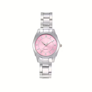 Montre à quartz minimaliste pour femme, bracelet en acier inoxydable, cadran blanc, montre tendance pour tous les jours - Product Image 4