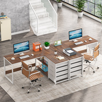 Tribesigns Bureau d'ordinateur en forme de L avec tiroirs de rangement, bureau d'angle de 59 pouces avec étagères, bureau réversible en forme de L