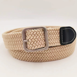 Ceintures en tissu tresse <span class=keywords><strong>ceinture</strong></span> élastique hommes femmes <span class=keywords><strong>ceinture</strong></span> tissage Stock haute qualité vente en gros usine - Product Image 4