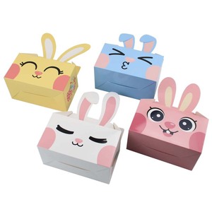 Boîte à main en forme de lapin à grandes oreilles DIY personnalisé Boîte cadeau créative de Pâques Nouveaux bonbons Donuts <span class=keywords><strong>Chocolat</strong></span> et fête pour cadeaux personnalisés - Product Image 2