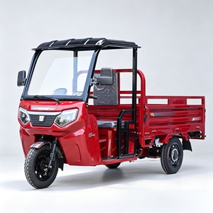 Trike électrique robuste 600kg charge utile 1500W motos électriques avec lit en acier et auvent pour le transport de récolte - Product Image 4