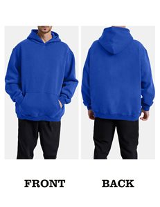 Sweat à capuche en coton épais de qualité supérieure pour hommes et femmes, grande taille, unisexe, confortable et élégant, directement de l'usine - Product Image 5