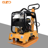 Compacteur de sol pour travaux routiers GZD Heavy Duty C160T, compacteur à plaques réversible à essence