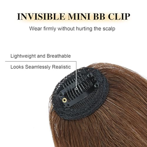 แฮร์พีชหน้าม้าแบบคลิปหนีบ สีน้ำตาล พรีเมียม เกรด Remy <span class=keywords><strong>ผม</strong></span>แท้จากยุโรป 100%  ทำมือ  <span class=keywords><strong>ทรง</strong></span>เกาหลี  แบบ Wispy  พร้อมผมด้านข้าง - Product Image 6