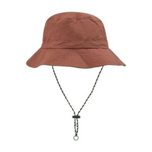 Venta al por mayor impermeable sombrero de pescador de secado rápido al aire libre senderismo sombrero para el sol sombrero de cubo con cuerda - Product Image 5
