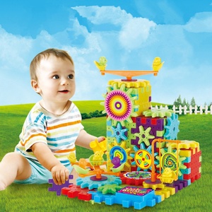 Juego de Bloques de Construcción Eléctricos Divertidos para Niños, Bloques de Ensamblaje con Engranajes, Juguete Educativo - Product Image 2