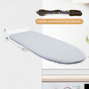 Planche <span class=keywords><strong>à</strong></span> <span class=keywords><strong>repasser</strong></span> murale en acier au carbone, stable et <span class=keywords><strong>facile</strong></span> <span class=keywords><strong>à</strong></span> <span class=keywords><strong>ranger</strong></span>, adaptée <span class=keywords><strong>à</strong></span> un usage domestique, portable et pliable - Product Image 2