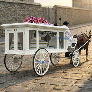Chariot funéraire classique à chevaux populaire en Chine, pour cercueil et fournitures funéraires, à vendre - Product Image 1