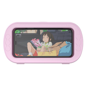 Support mural étanche pour téléphone, rotatif, pour salle de bain, support pour personne paresseuse, en plastique, rose, vert, blanc - Product Image 1