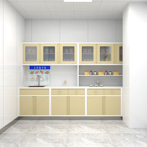 ตู้เก็บยาเหล็กที่ทนทานและทำความสะอาดง่าย พร้อมลิ้นชัก 4 ชั้น ติดผนัง ดีไซน์ทันสมัย สำหรับโรงเรียนทันตกรรมและโรงพยาบาล - Product Image 2