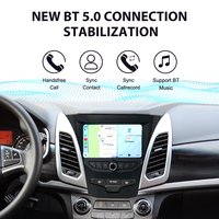 ZWNAV Pantalla de 7 Pulgadas para Ssangyong Actyon Korando 2014-2015, Reproductor de DVD para Auto con Navegación GPS Android 14, Radio con Bluetooth, Wifi 4G y Mapa