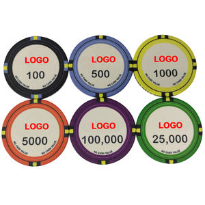 <span class=keywords><strong>Set</strong></span> di Fiches da <span class=keywords><strong>Poker</strong></span> in Ceramica Personalizzate di Qualità Casino, 39mm 10g, 43mm 11.5g, 50mm 16g, con Valigetta in Alluminio, Bottone Dealer e Dadi - Product Image 4