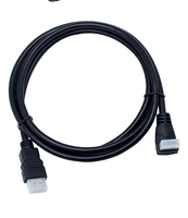 Câble plaqué or version 2.0, résolution 4Kx2K, gaine en PVC pour ordinateur, téléviseur, moniteur, mâle-mâle, 90 degrés
