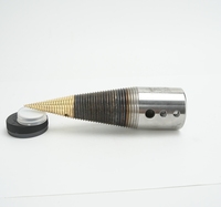 Bois de chauffage hacher foret hacher bois outil conique outil de coupe vis tête conique perceuse électrique hexagonale poignée carrée feu