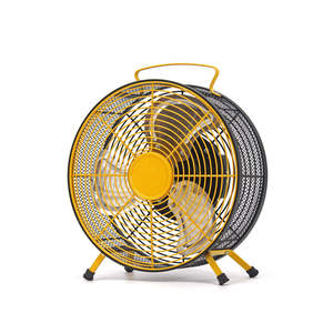 Ventilador Metálico Recargable, Ventilador de Piso Eléctrico Industrial Portátil, Ventiladores Domésticos de Bajo Ruido y Viento Fuerte, 3 Velocidades - Product Image 1