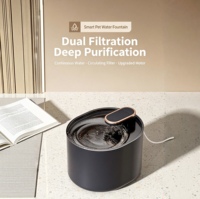 Fontaine à eau automatique pour animaux de compagnie, 3L, alimentée par batterie, USB, étanche, pour chiens et chats, distributeur d'eau pour animaux de compagnie d'intérieur