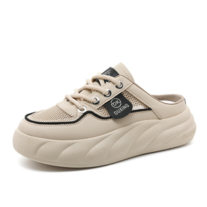 รองเท้าลำลองผู้หญิง LYKU รุ่น Evergreen สำหรับฤดูใบไม้ผลิและฤดูร้อน ผ้าตาข่ายระบายอากาศดี ดีไซน์ผูกเชือก กันลื่น แฟชั่นทันสมัย ผลิตในประเทศจีน - Product Image 5