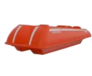 <span class=keywords><strong>Bateau</strong></span> à pédales en plastique rouge pour 2 personnes, <span class=keywords><strong>bateau</strong></span> à pagaies compact pour lacs et piscines, balade aquatique simple et durable - Product Image 1