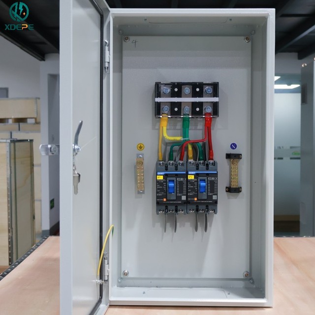 80A Dual-Circuit Distribution Box 380V MCCB Electric Panel IP55 Protection Dual-Loop Independent Power Supply Commercial Stable