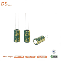 Condensateur électrolytique en aluminium 35V 100uF, à montage traversant, à borne radiale, 6x12mm, haute fréquence, pour carte de commande de moteur
