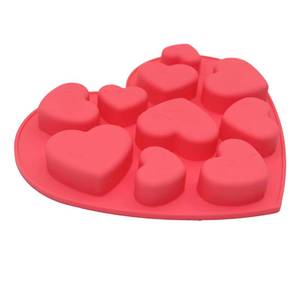 Valentine's Day Heart Shaped <b>Silicone</b> Chocolate Mold Non-Stick Eco-Friendly <b>Baking</b> Mould - Product Image 5
