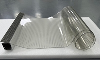 Nouvelle technologie d'écran LED transparent pour intérieur et extérieur, film LED flexible, écran LED transparent incurvé pour fenêtres en verre