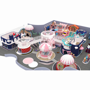 Équipement de terrain de jeu Commercial, <span class=keywords><strong>maison</strong></span> de jeu de rôle intérieure, aire de jeu intérieure pour enfants, toboggan, fosse à balles, château méchant - Product Image 4