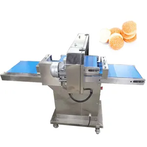 Commercial Bread Slice Cutter Burger Bun Slicing Machine Small Flat Bread Slicer Machine