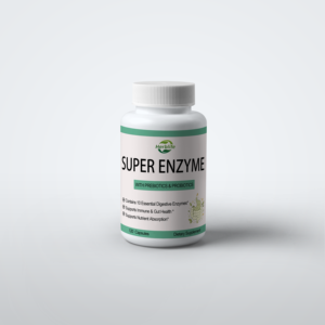 เอนไซม์ย่อยอาหารสูตรพิเศษสำหรับแบรนด์ส่วนตัว (OEM) พร้อมพรีไบโอติกและโปรไบโอติกเพื่อสุขภาพลำไส้ บรรจุ 120 แคปซูล อาหารเสริม - Product Image 1