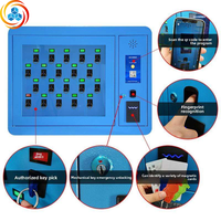 Armoire à clés intelligente RFID avec empreinte digitale, carte et code, en acier laminé à froid, garantie 1 an, pour agences immobilières et gestion de flotte