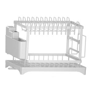 Stendino bianco per piatti per cucina a un solo livello multiuso scolapiatti Organizer per uso domestico - Product Image 4