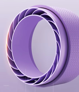 Roue de yoga antidérapante en <span class=keywords><strong>TPE</strong></span> pour la relaxation des muscles abdominaux et le soulagement des douleurs dorsales, idéale pour l'exercice à domicile et la salle de sport - Product Image 6