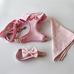High Quality Dog <strong>Harness</strong> and Leash Adjustable Dog <strong>Harness</strong> <strong>pink</strong> Heart Dog <strong>Harness</strong> Vest - Product Image 2
