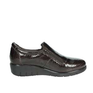 Mocasines Cinzia Soft para Mujer, Zapatos Cómodos de Piel Marrón Sin Cordones - Product Image 3
