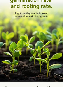 Tapis chauffant intelligent X131 à température contrôlée pour semis, idéal pour la germination des légumes en pot et le jardinage - Product Image 6