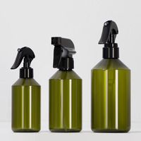 Großhandel 10 oz 16 oz PET Material Bernstein braun Luxus Körpers pray Kosmetisches Haarspray Kunststoff Leerer Flaschen behälter