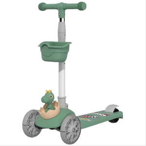 Kinder Baby Scooter Kinder <span class=keywords><strong>3</strong></span> Räder Led Flash ing Swing Auto Heben Kinderwagen Ride Kick Scooter - Product Image 3