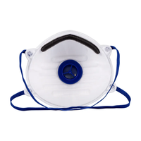 Masque anti-poussière respirateur de couleur bleue CE EN149 FFP3 NR masque respirant avec Valve masque jetable en forme de tasse