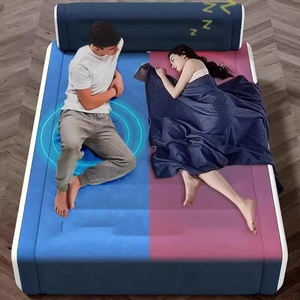 Colchón Inflable Moderno King Size con Bomba de Pie Integrada, Juego de Muebles con Cubierta de PVC Flocado, Alimentación USB para Dormitorio Interior - Product Image 4