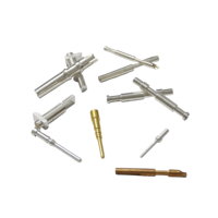 Borne de connexion en laiton plaqué or sur mesure, usinée CNC de haute précision, pour connexion de capteur, service OEM ODM