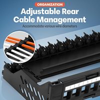 Connecteur d'extension de câble Ethernet à montage sur panneau, coupleur modulaire RJ45 femelle-femelle Keystone en ligne
