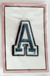 Tùy chỉnh đầy màu sắc kỹ thuật số các bản vá lỗi thêu hat các bản vá lỗi sắt cho thể thao thêu Chenille Stick-on Thư Các Bản vá lỗi - Product Image 6