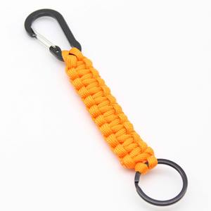 Perlengkapan Gantungan Kunci Paracord DIY Ramah Lingkungan dengan Cetak Digital Grosir 550/350lb 4mm Nilon Promosi Carabiner Charms - Product Image 3